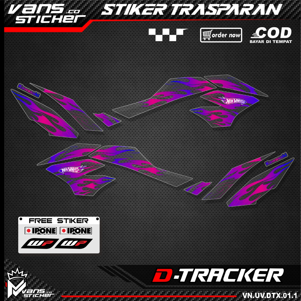 โปร่งใส Striping Dtracker 150 SE ใหม่สติกเกอร์ lis Variations รถจักรยานยนต์ Kawasaki D-Tracker 150 F