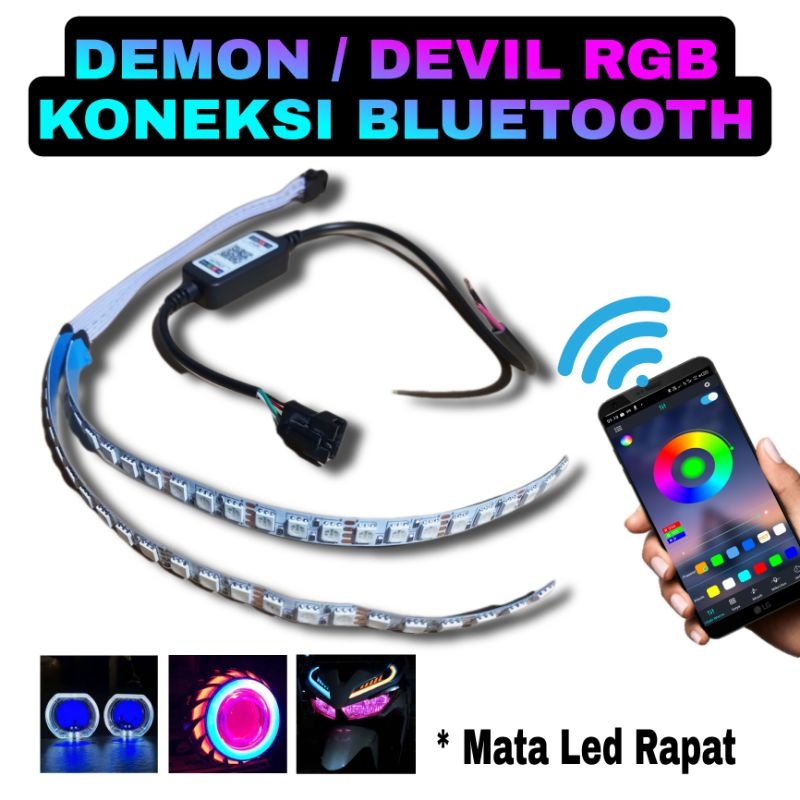 DEMON RGB ไฟ LED / DEVIL RGB BLUETOOTH CONNECTION TIGHT LED