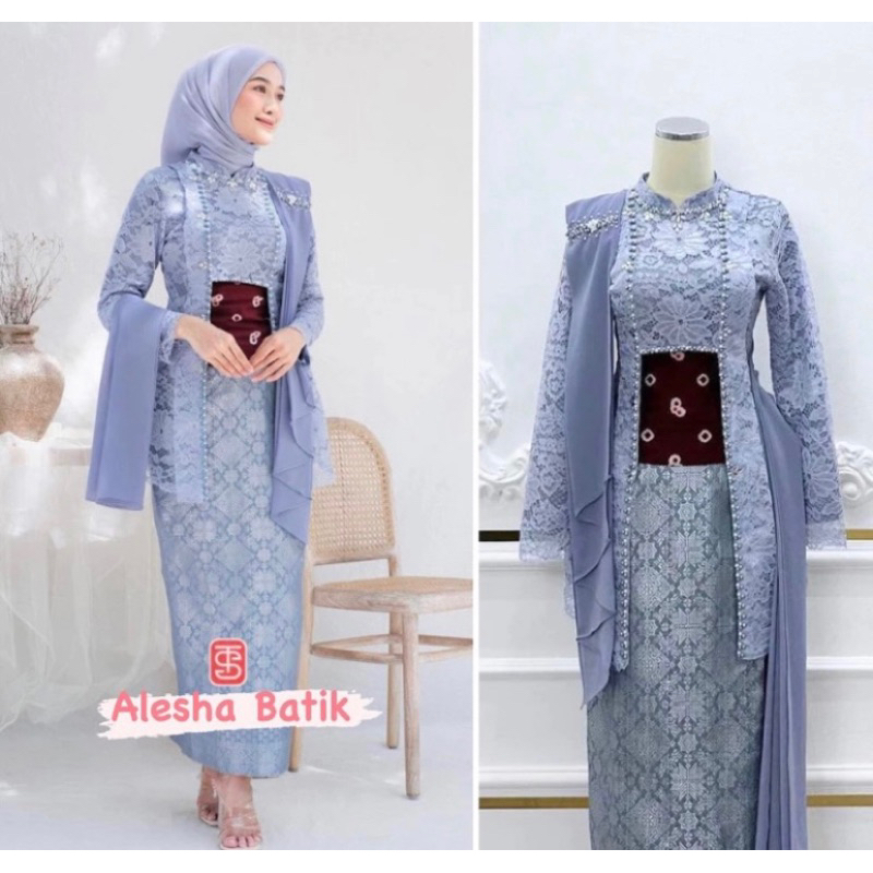 ใหม่ที่ทันสมัย Kebaya Kutu Kebaya ชุดสําเร็จการศึกษา Kebaya Fiance Application ชุดเลื่อมเต็ม Fiance 