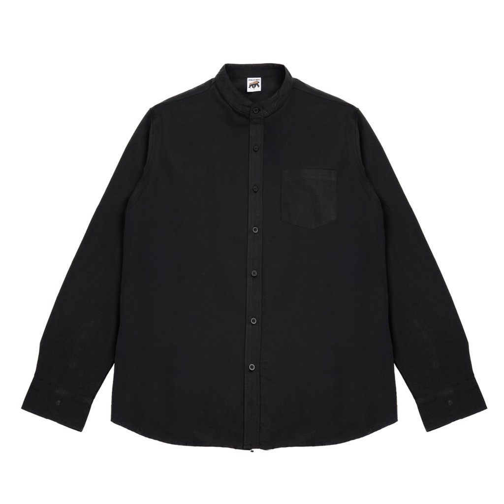 เสื้อเชิ้ตผู้ชาย KEMEJA House of Smith PDG - คอปก LS Black 2