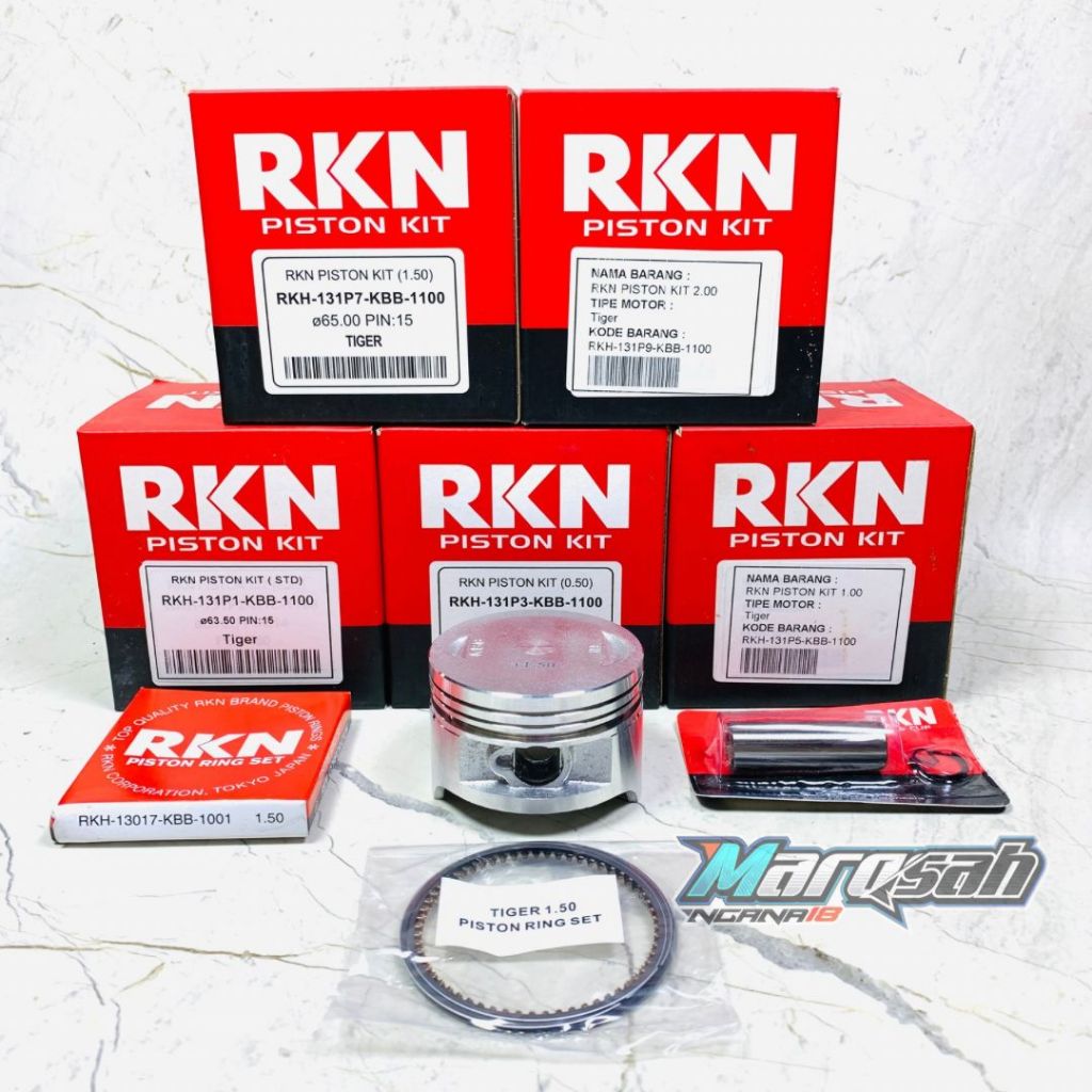 PISTON TIGER RACING PISTON RKN 50 100 150 300 MARQSAH SHOP RACING