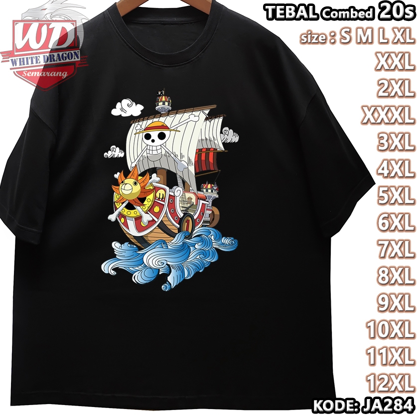 ONE PIECE รหัสเสื้อยืดขนาดใหญ่ JA284 JUMBO 2XL 3XL 4XL 5XL 6XL 7XL 8XL 9XL 10XL 11XL 12XL