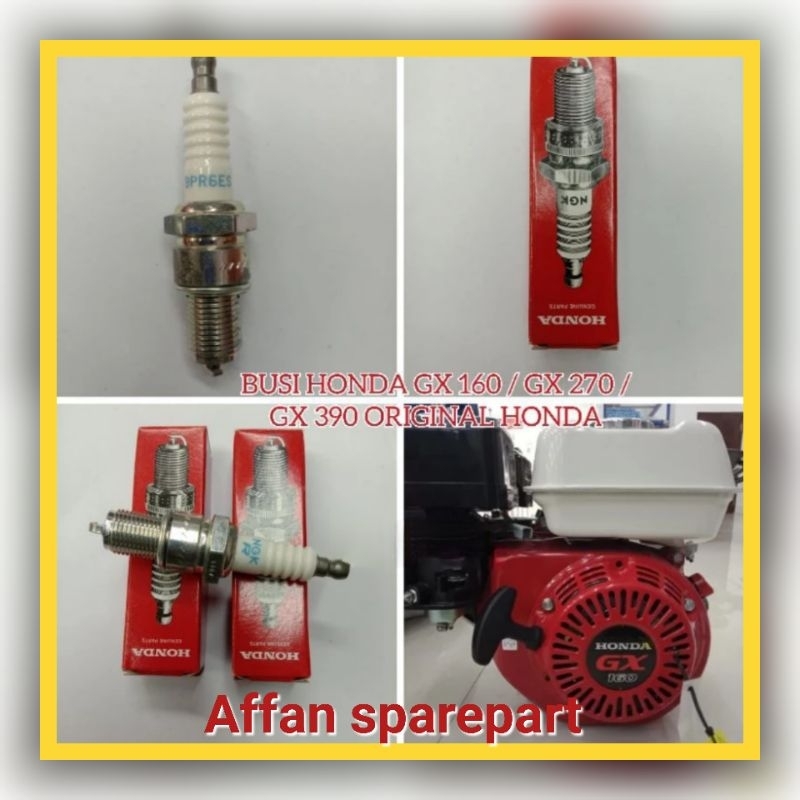 MESIN หัวเทียนเครื่องยนต์ Honda GX 160 / 200 / GX 270 / GX 390 ดั้งเดิม