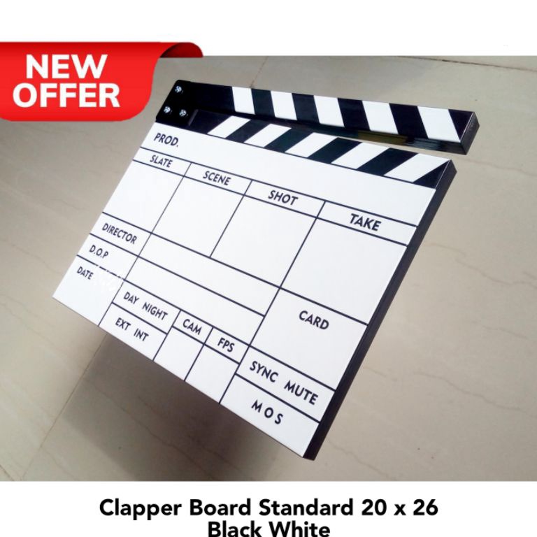 Wow Clapper Board Film Slate