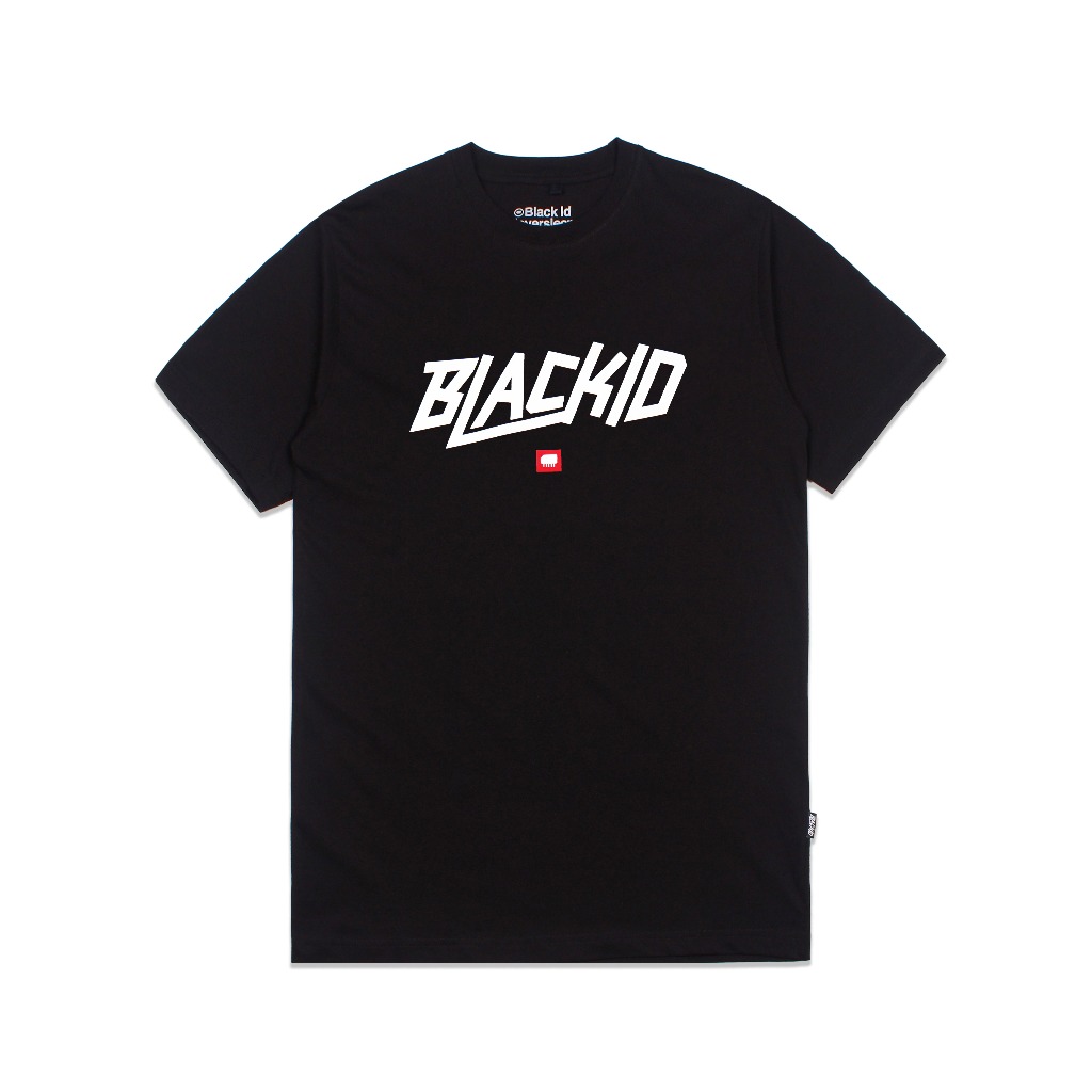 Black ID - เสื้อยืดแขนสั้นสีดําสําหรับผู้ชาย | Ts Relly