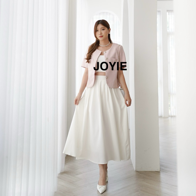 Ahyeon Tweed Set - Pink Pearl