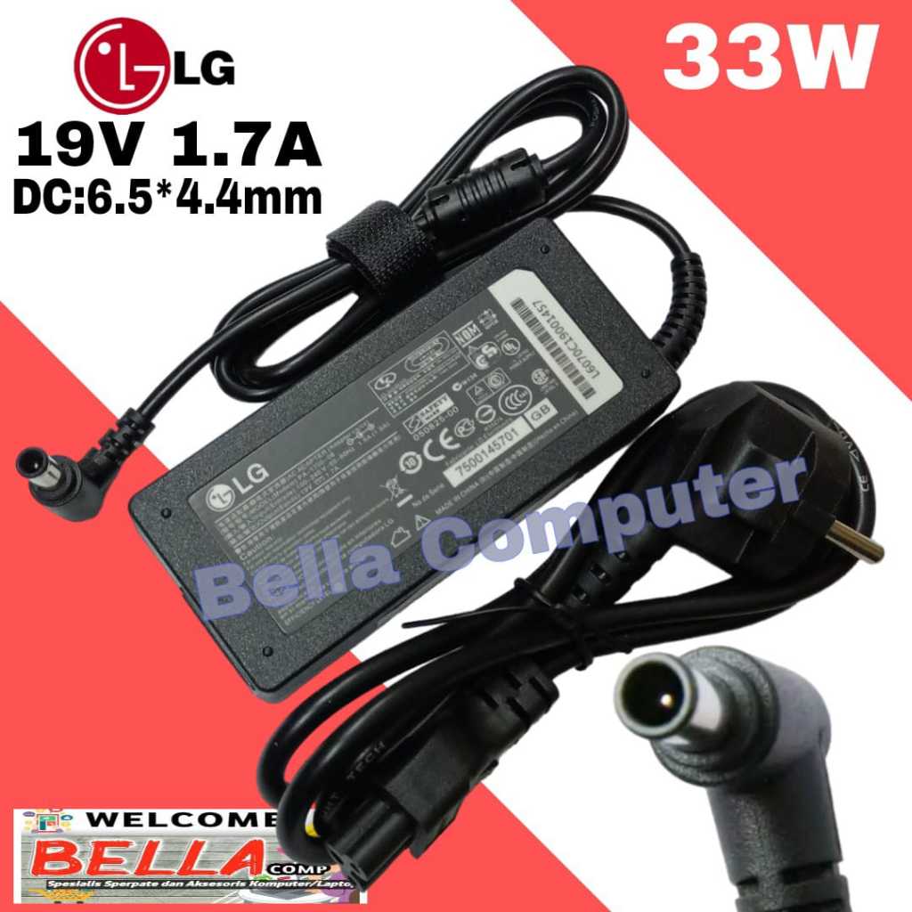 LG LED Monitor อะแดปเตอร์/เครื่องชาร์จทีวี LG 19V 1.7A 65W โบนัสสายไฟ Original-19V 2.1A/1.6A/1.7A สํ