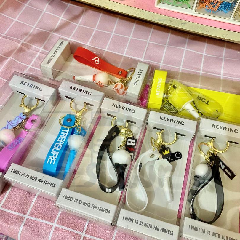 GANTUNGAN [TS] KPOP NCT BTS TREASURE ENHYPEN AESPA EXO REDVELVET ITZY TWICE TXT LIGHTSTICK KEYCHAIN