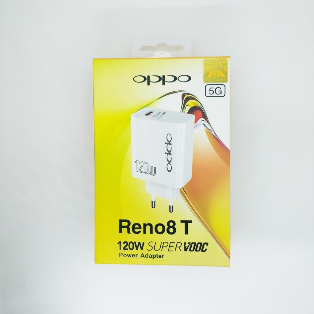 Batok 120W Oppo Reno 8T 5G Ori Super Vooc Adaptor Casan Reno 7 7z 8 8z 8T A38 A57 A58 A74 A76 A77s A