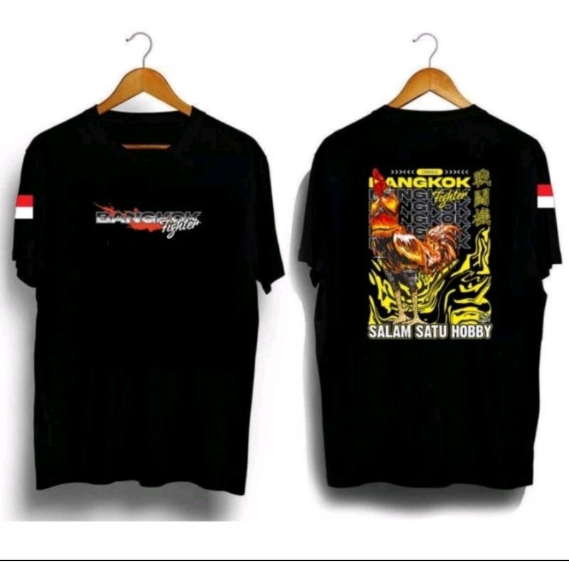 เสื้อยืด BANGKOK FIGHTER SALAM ONE HOBBY//เสื้อยืด