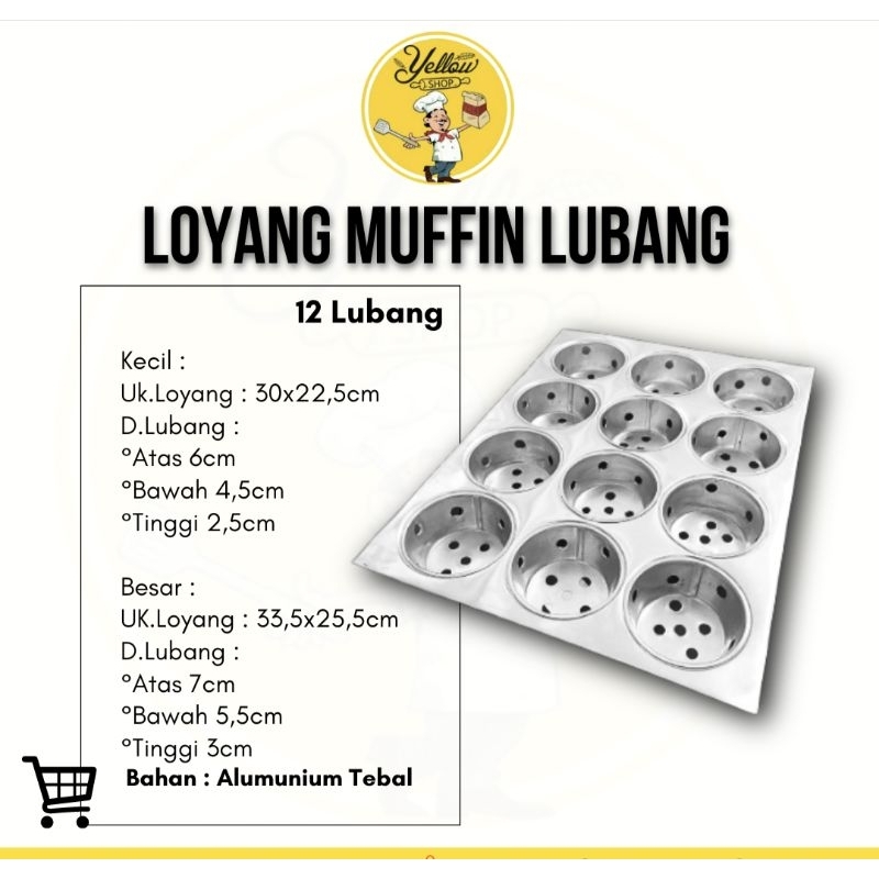 MUFFIN TIN WITH HOLES | MUFFIN / STEAMED BOLU MOLD