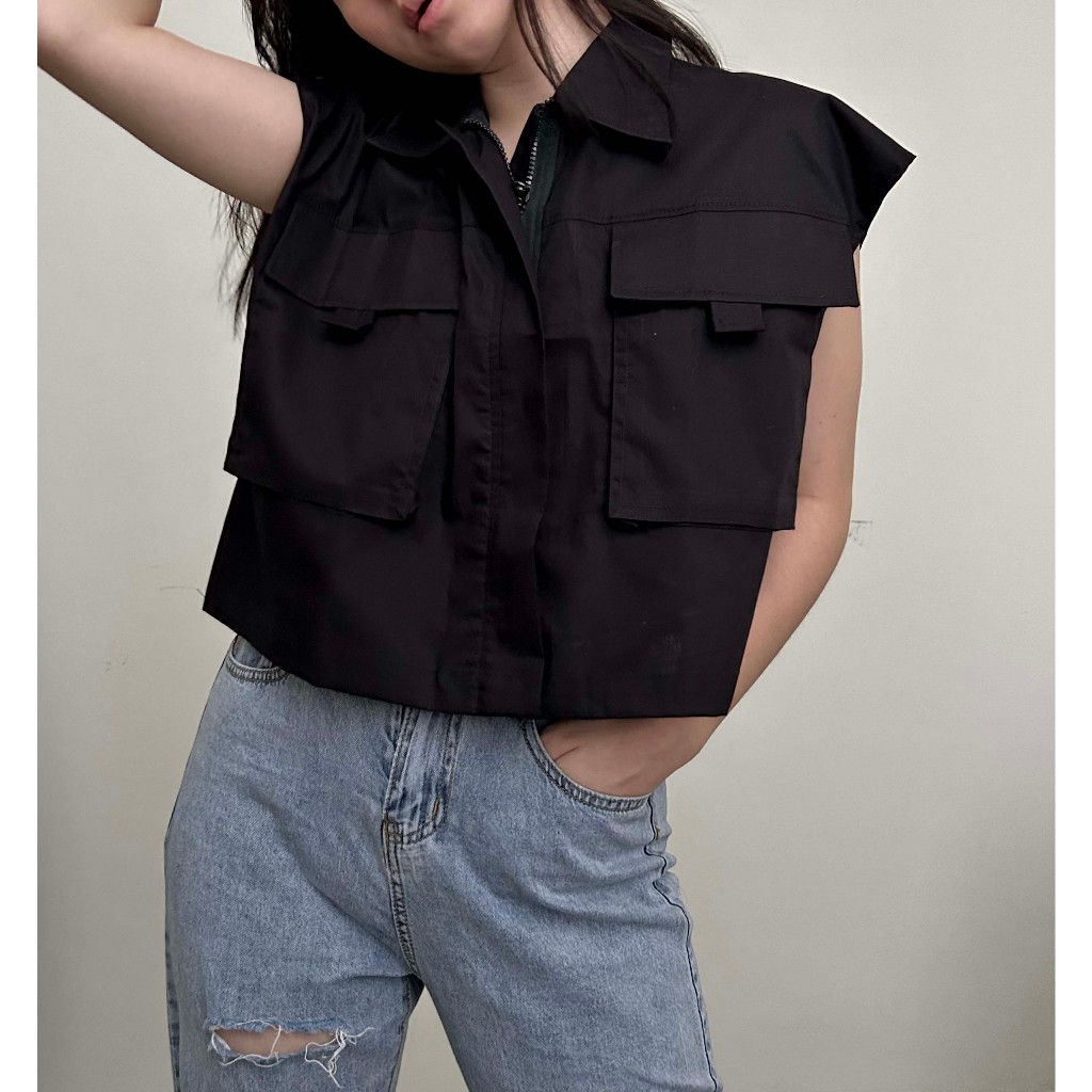 [ENGER] เสื้อกั๊กคาร์โก้ Bianca