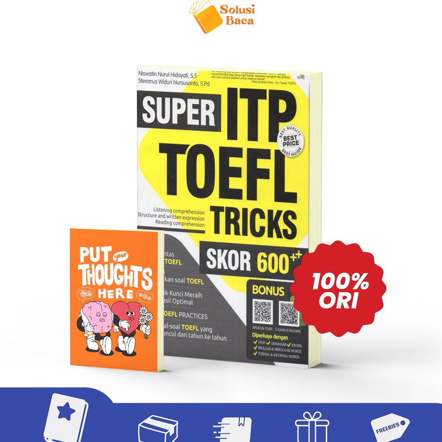 KP8 Super ITP Toefl Tricks Test Book Score 6 หนังสือ Scritto