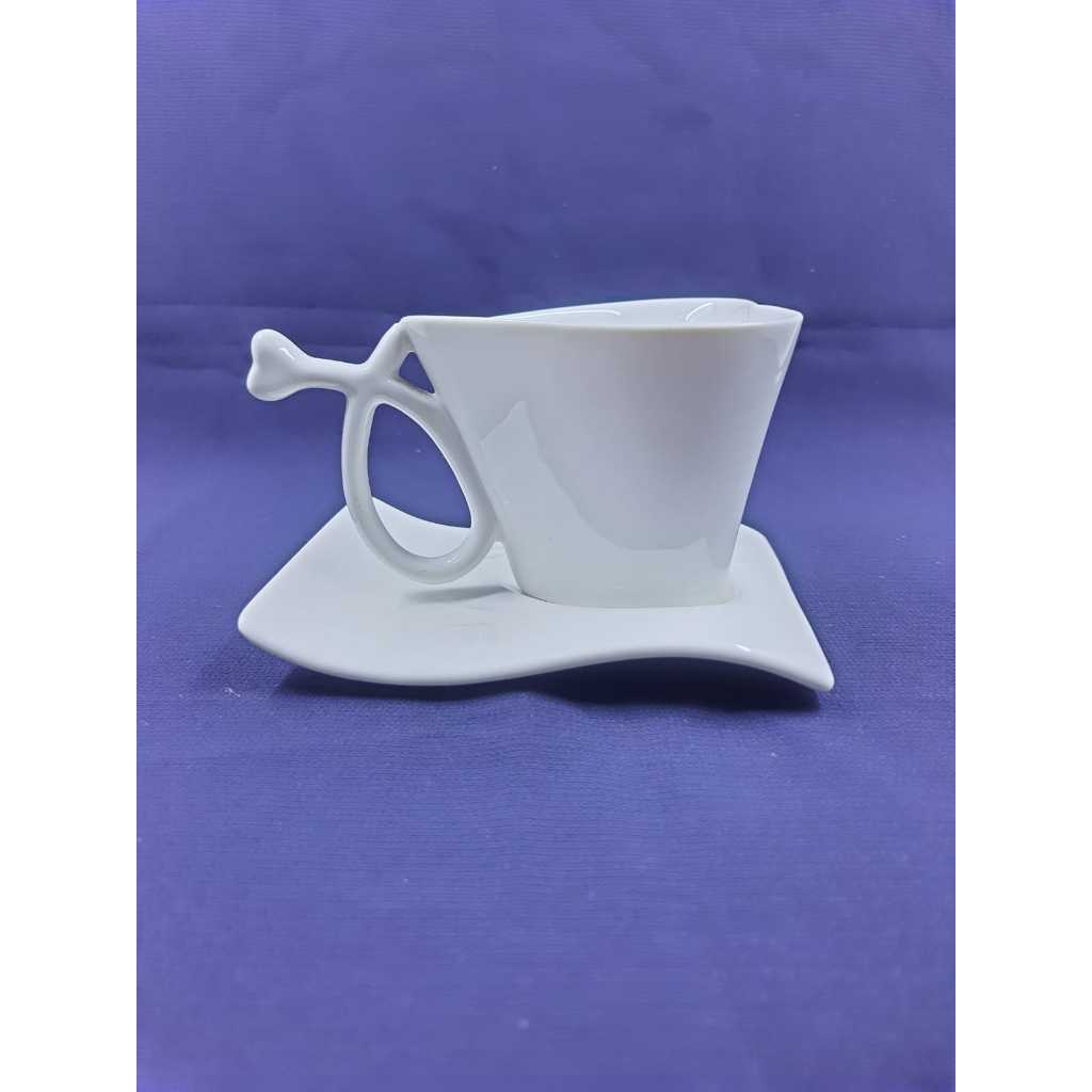 Love Model Coffee Cup 180mL, Cup and Saucer SET 2 ชิ้น