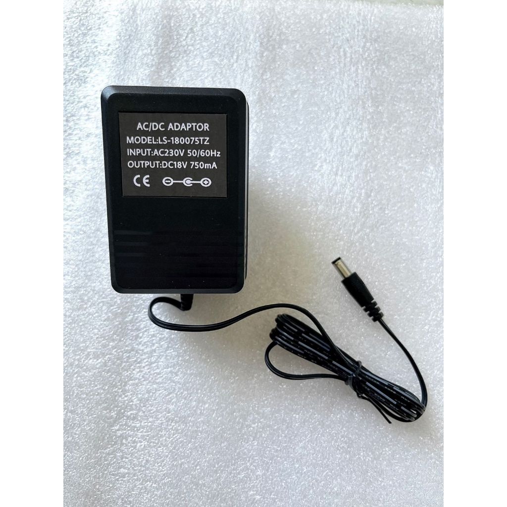 AC/DC ADAPTER 18V 750mA รุ่น : LS-180075TZ TZ