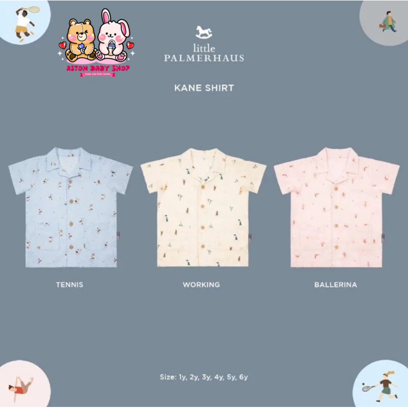 KEMEJA Little Palmerhaus Kane shirt / Boys Top / เสื้อเด็ก