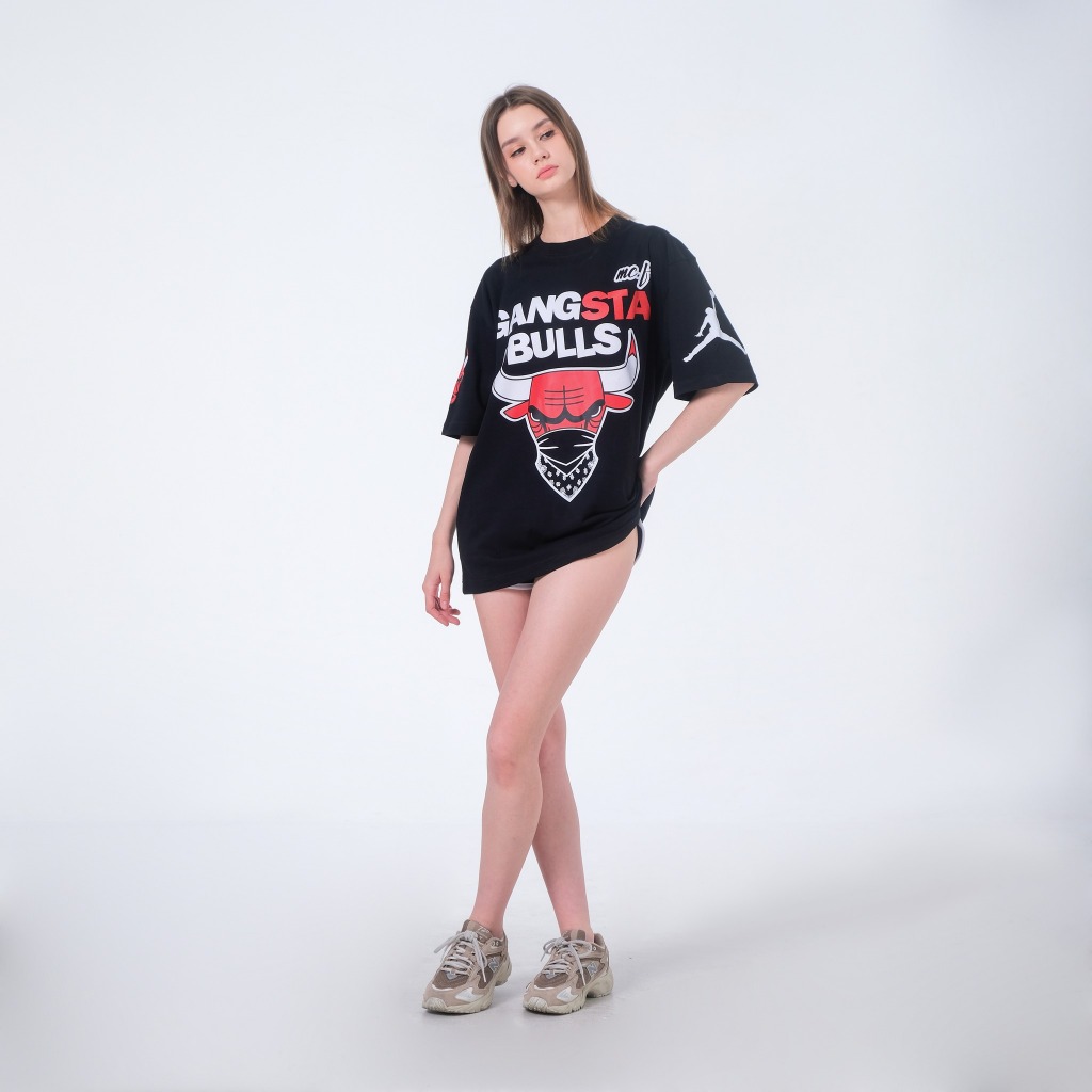 เสื้อยืด BASKETBALL / GANGSTA BULLS / OVERSIZE