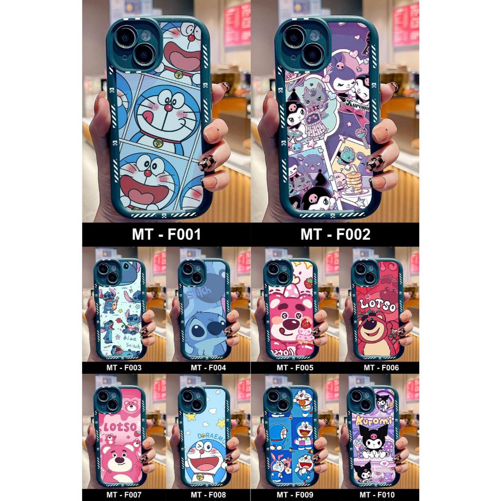 OPPO A18/A17/A17K/A16/A16E/A16K/A15/A12/A7 2018/A5/A9 2020/A3S CASE MOTIF CODE MT F01-F10 GM ACC
