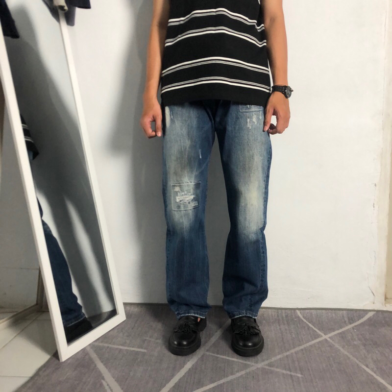 Dsquared RIPED BLUE JEANS