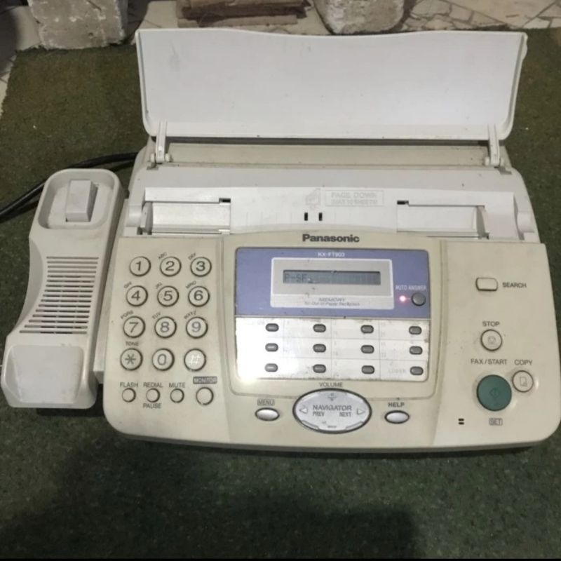 Facsimile Fax Panasonic KX-FT903CX กระดาษความร้อน เครื่องตัดอัตโนมัติ SECOND
