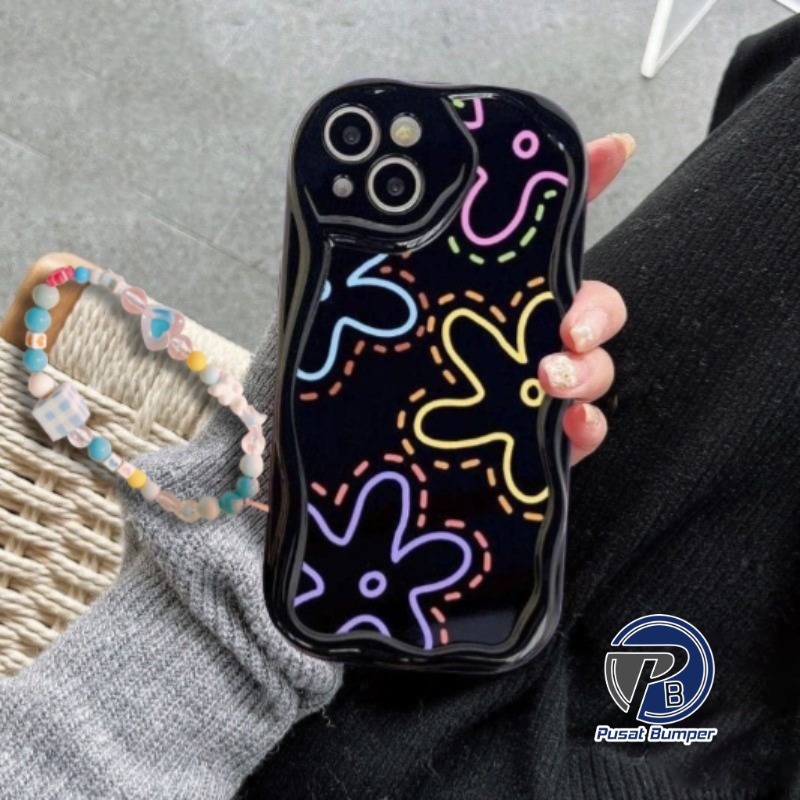 Gl028 Premium Case Melting Aesthetic สร้อยข้อมือ Softcase/ปลอก Hp สําหรับ Xiaomi Redmi 15 A5 MI 14T 