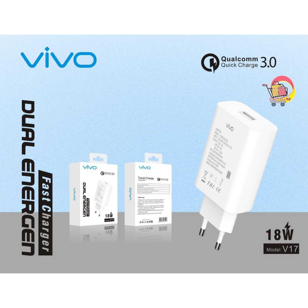 อะแดปเตอร์ชาร์จ VIVO V17 18W Y03 Y02 Y01 Y12 Y15 Y17 Y91 Y91c Y93 Y95 Y20 Y30 Y59 Y1s 18W Fast CHARG
