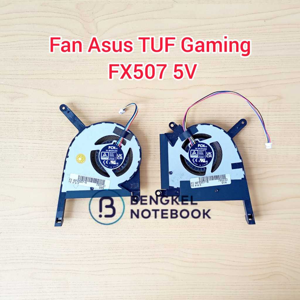 พัดลมระบายความร้อน Asus TUF Gaming F15 FX507 FX507Z FX507ZM FA507R FA507RE FA707R FA707RR FX707Z 5V