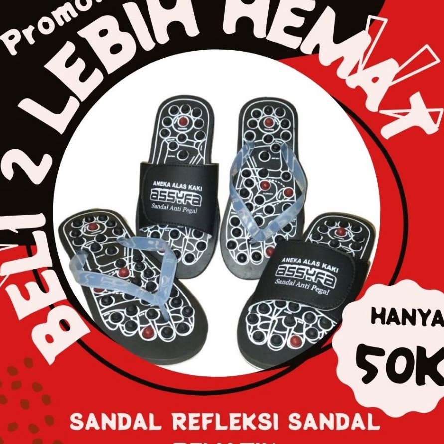 HJ6 REFLEXION SANDALS สําหรับผู้ชายและผู้หญิง BUY ONE GET ONE ฟรี