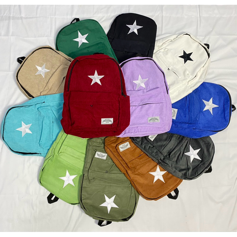 กระเป๋าเป้สะพายหลังผ้าลูกฟูก CRHRT X CONVERSE