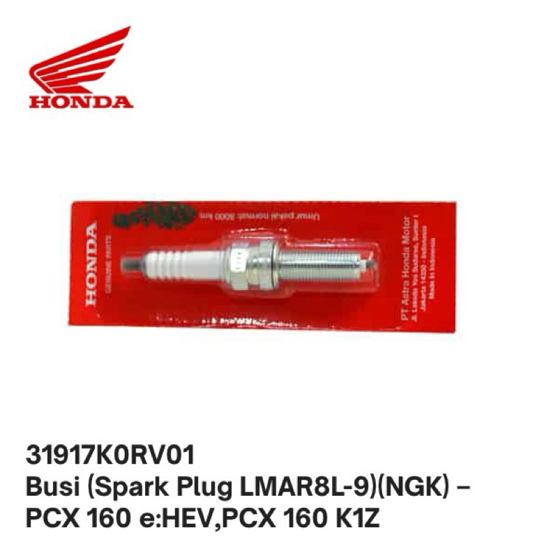 317K0RV01 หัวเทียน (หัวเทียน LMAR8L-9)(NGK) – PCX 160 e:HEV,PCX 160 K1Z