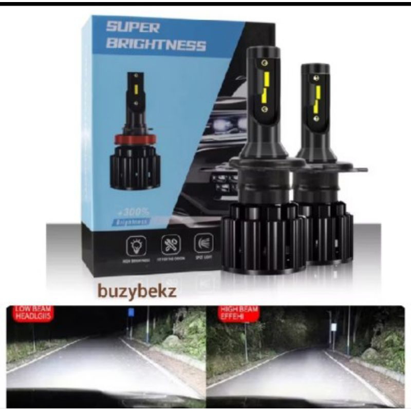 ไฟ LED รถยนต์ s8 H4 H11 Hb3 Hb4 H1