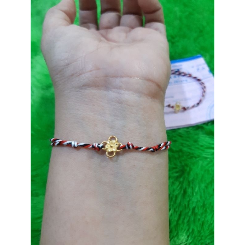 สร้อยข้อมือเชือก Daridtu Flower Dop 0.1gram // 0.2gram 10karat Seamer Nusantara