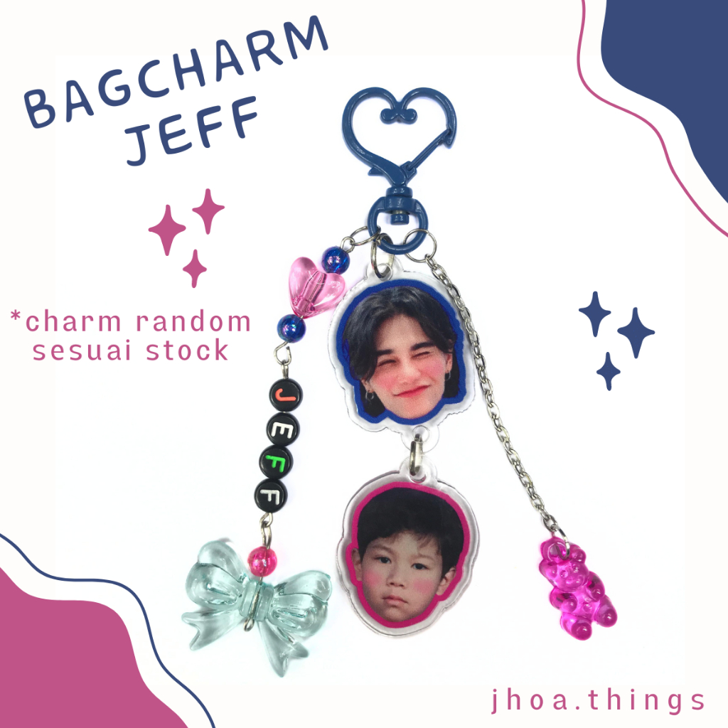 BAGCHARM JEFF SATUR THAI นักแสดงน่ารัก พวงกุญแจ