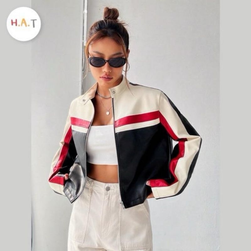 ล่าสุดพืชแจ็คเก็ตหนังแจ็คเก็ตหนังผู้หญิง