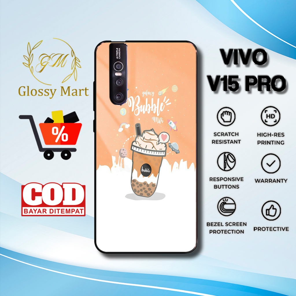 เคส Vivo V15 Pro ล่าสุด เคส Boba น่ารัก V15 Pro Hardcase Softcase Glossy Kesing