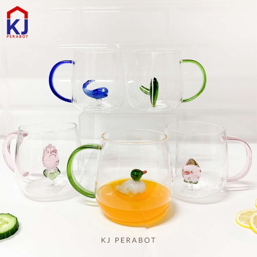KJ Furniture - แก้ว KJP-I JN Borosilicate 400ML L400