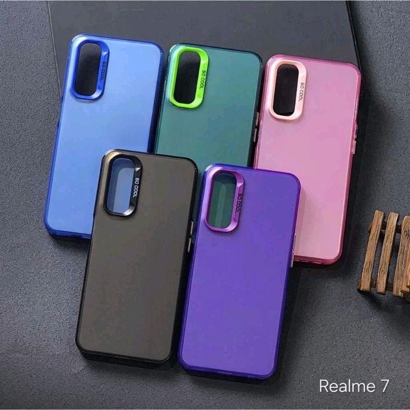 REALME 7 CASE SOCOOL CASING IMD HYBRID PLATE HOLOGRAM REALME 7 NARZO 20 PRO iStore