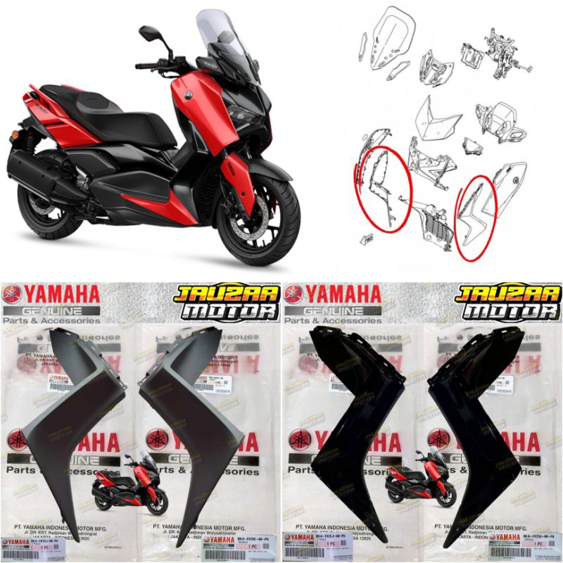 Body Front Under Panel Lower Wing NEW XMAX V2 250 300 เชื่อมต่อ BKA-F835J BKA-F835K ORIGINAL