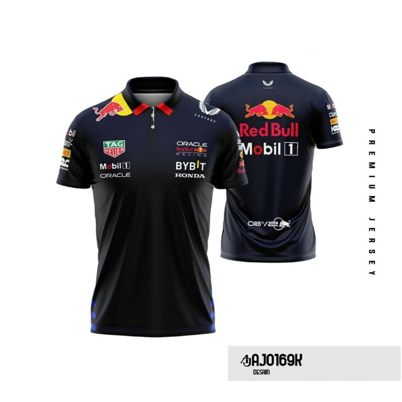 Formula One F1 Redbull Fullprint Jersey AJ0169