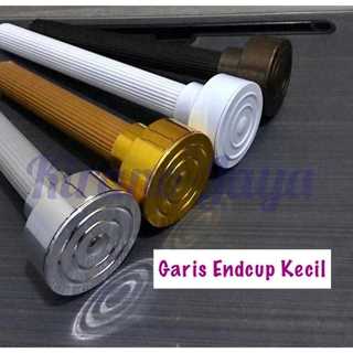 BATANG GORDEN FULLSET - ROLLET GORDEN - TIANG KORDEN - BATANG HORDENG MOTIF KRISTAL & GARIS ENDCUP KECIL