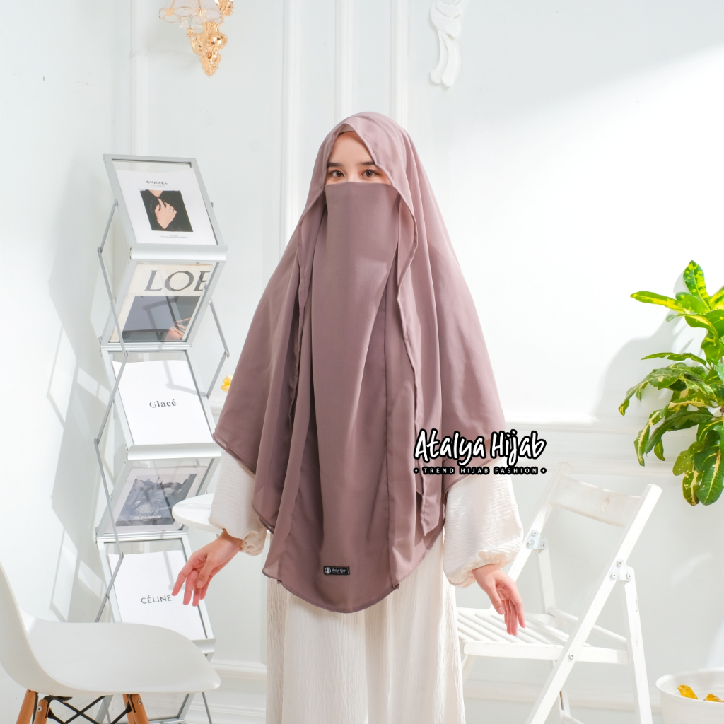 Atalya HIJAB KHIMAR JUMBO DOUBLE LAYER FANIMEY/HIJAB SYARI/HIJAB ทันที/KHIMAR