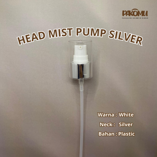 HEAD LOTION PUMP 24MM / ปั๊มโลชั่น / SHINY SILVER NECK 24MM PUMP CAP