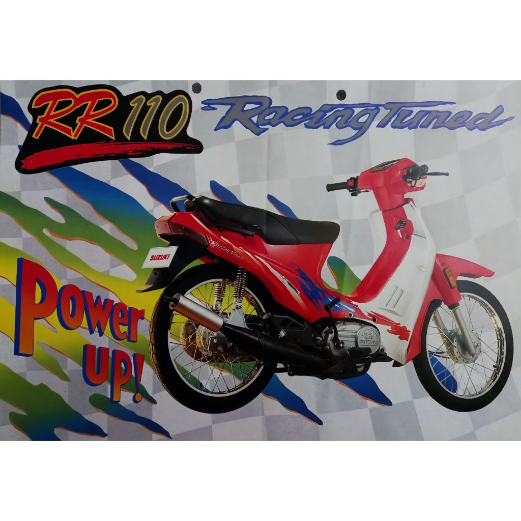 รายชื่อสติ๊กเกอร์ Striping Suzuki RR 110 Racing Tuned (คริสตัล 110 มาเลเซีย) สติ๊กเกอร์หายาก