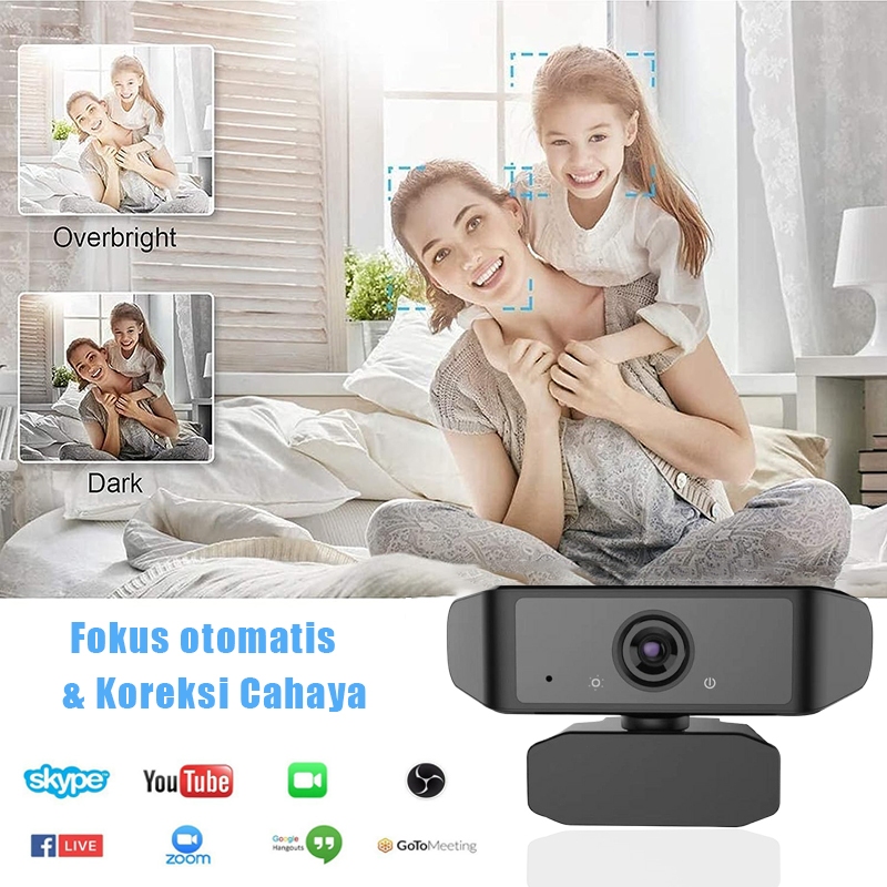เว็บแคมพร้อมไมโครโฟนสําหรับเดสก์ท็อปโฟกัสอัตโนมัติเว็บแคมสําหรับแล็ปท็อปกล้องคอมพิวเตอร์กล้องเว็บ US