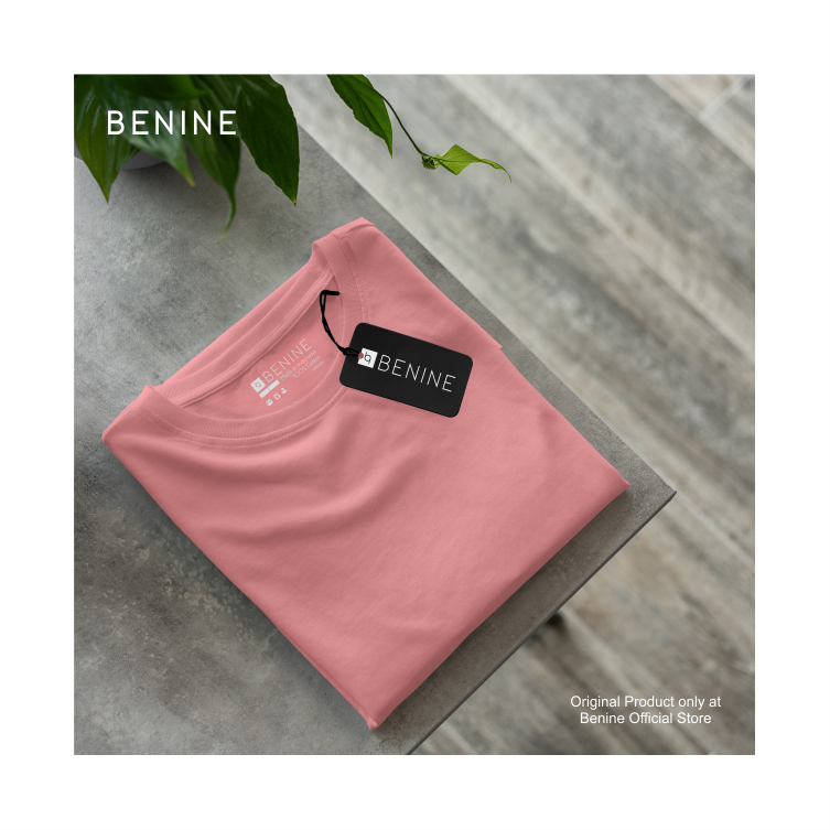 Benine Plain Salmon T-Shirt / Premium Distro T-Shirt / เสื้อยืดผู้ชายและผู้หญิง / แขนสั้น