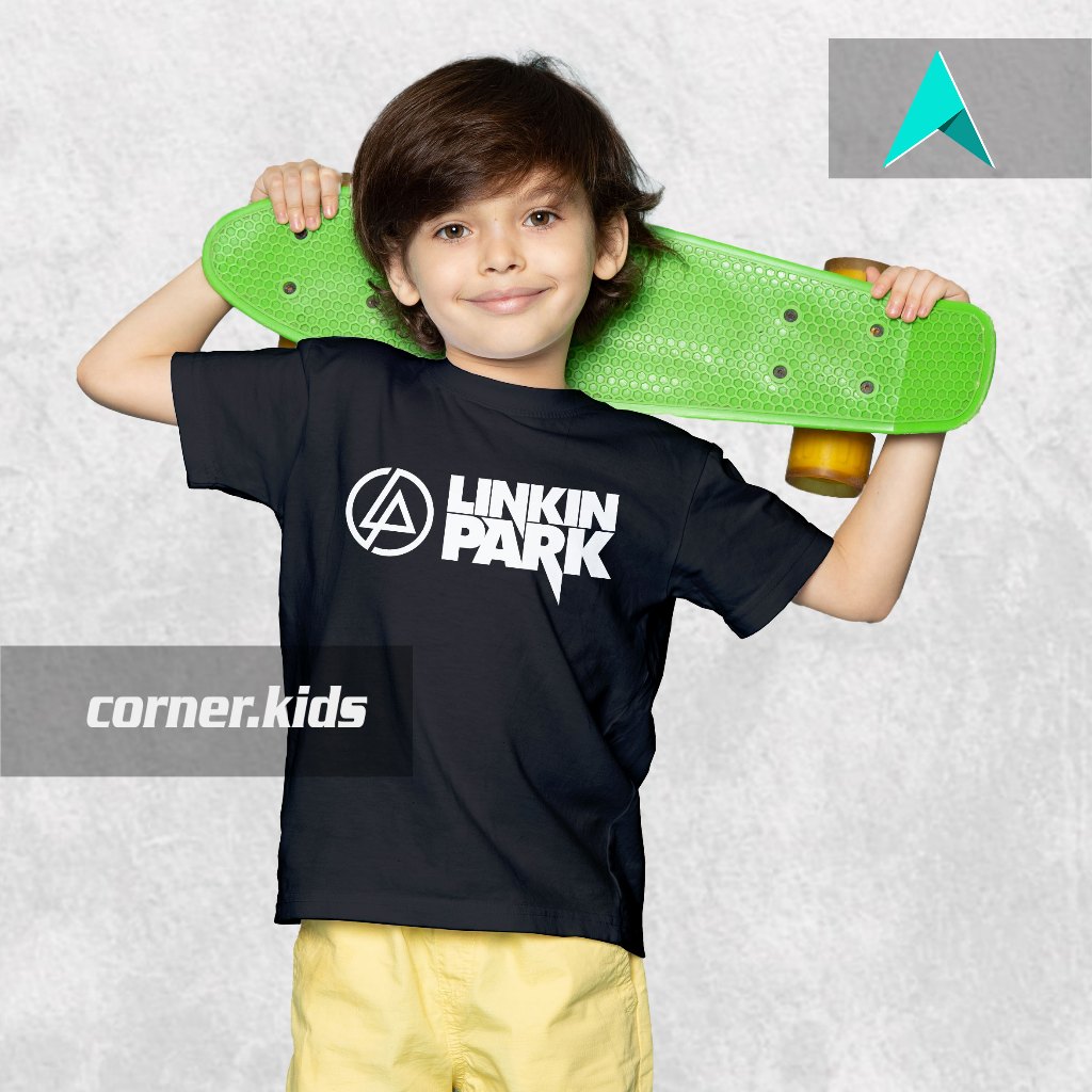 เสื้อยืดเด็ก Linkin Park - เสื้อยืดวงเด็ก - เสื้อยืดโลโก้ Linkin Park - Abeehs Corner