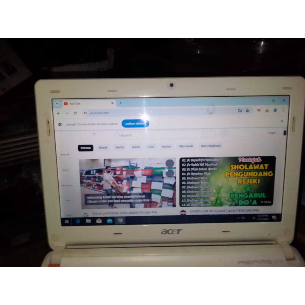 LCD Acer 10.1 Inc Slim U/ Acer D270, D255, Happy, Happy 2 ฯลฯ นาที