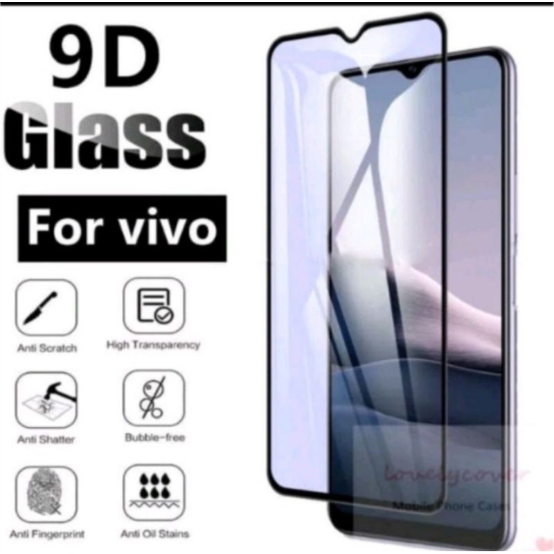 กระจกนิรภัย Full Vivo Y30 / Y30i / Y50 / Y50i / Y51 2020 / Y51A / Y51s / Y53 / Y53i / Y53s / Y75 5G 