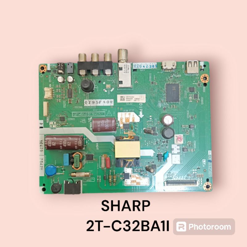 เมนบอร์ด LED tv sharp 2t-C32BA1I mb tv sharp 2t-32ba1i