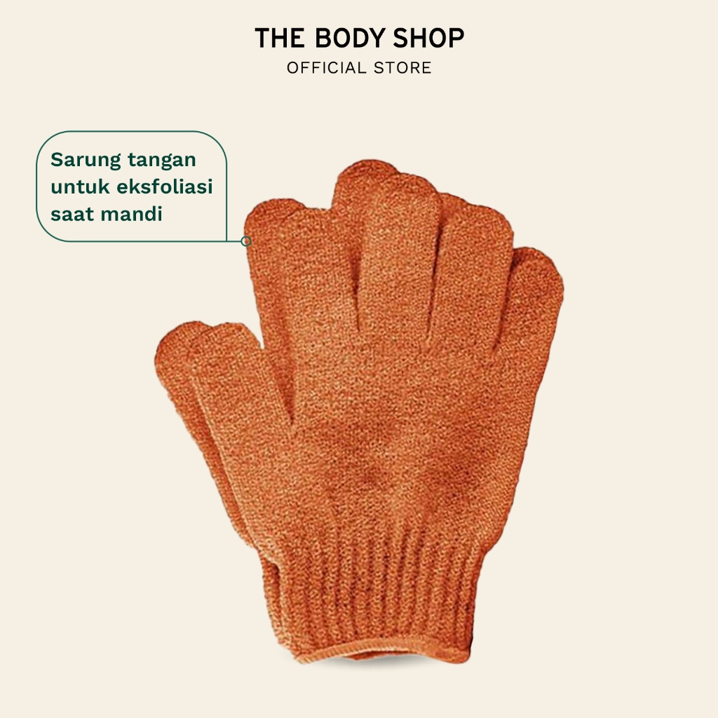 The Body Shop ถุงมืออาบน้ํา Burnt Orange